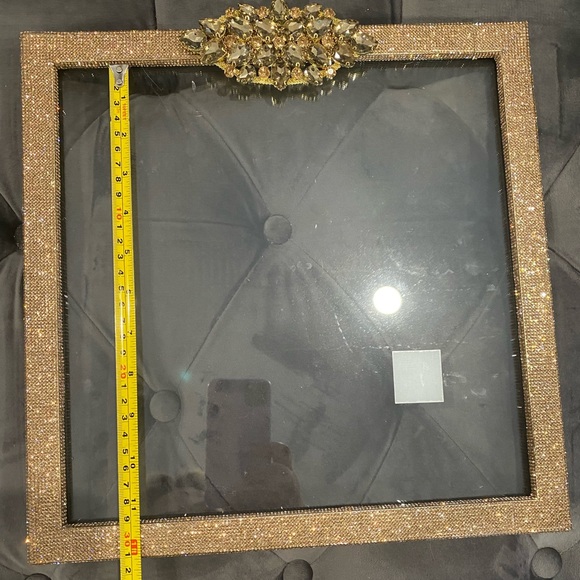 Swarovski crystal picture frame 13”x13” - Picture 4 of 9